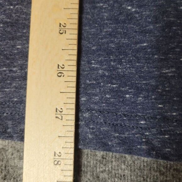 Faherty Polo Shirt Men's Size L Short Sleeve Luxe Blue Heather Performance Light - Picture 9 of 11